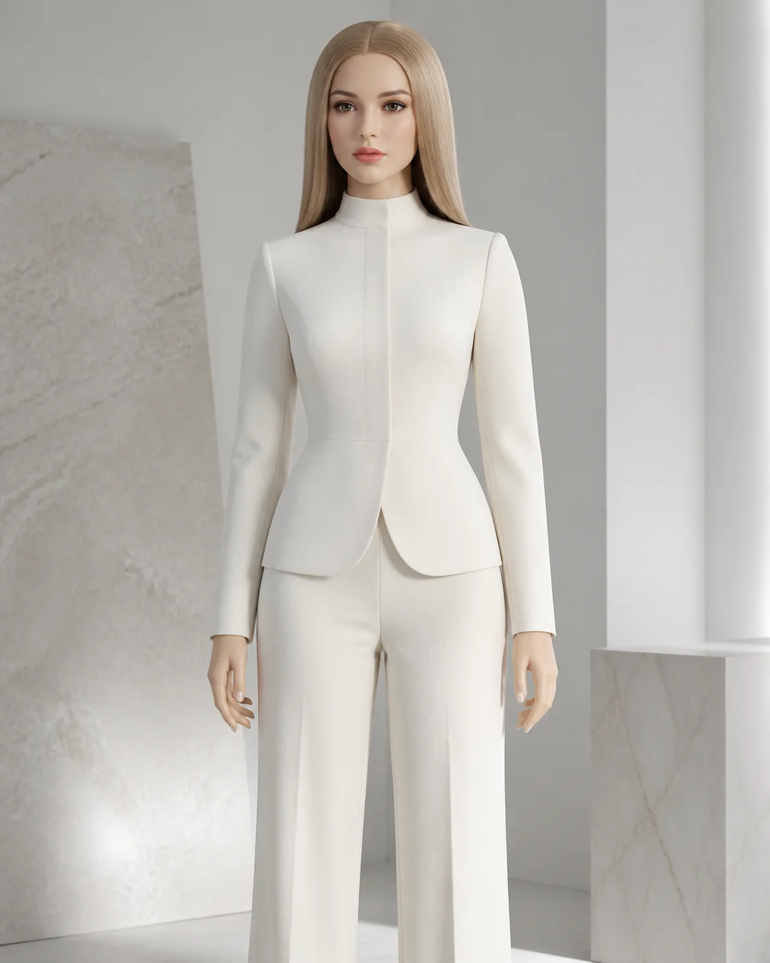 Fully clothed YaoDoll Ivory 03 presentation